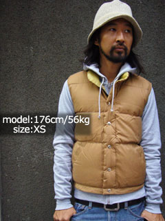 CRESCENT DOWN WORKS [クレセントダウンワークス] ITALIAN VEST 60/40