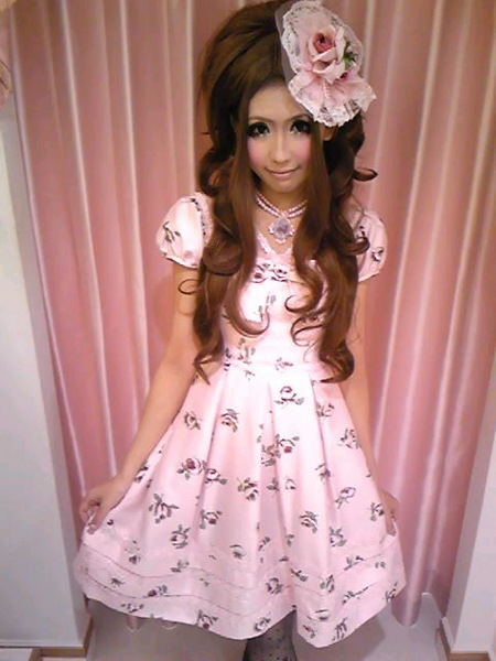 ミラーナワンピ 薔薇柄 - One Piece | Line Up | ジーザスディアマンテ