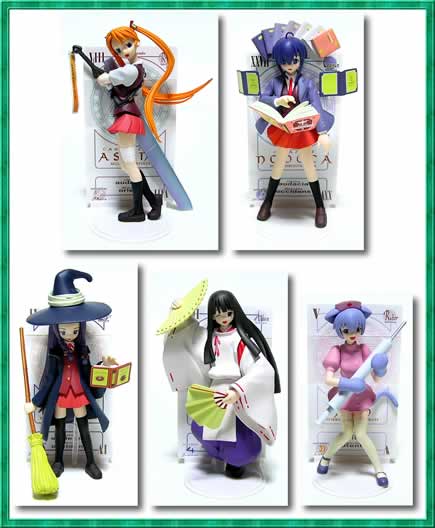 魔法先生ネギま！カプセルフィギュア ～立体パクティオシリーズ～