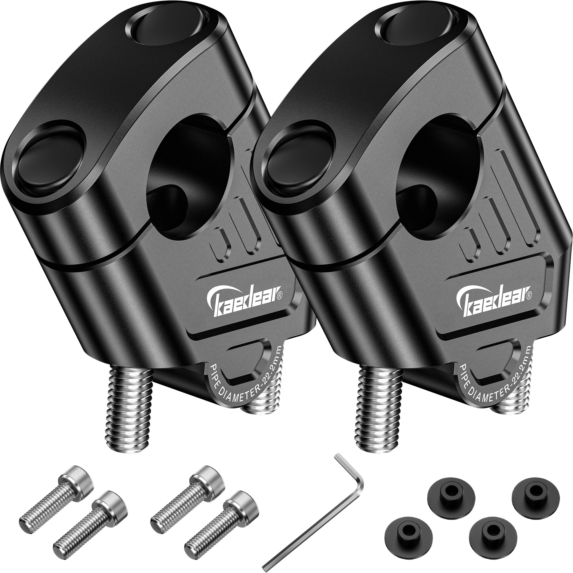 快適ポジションを実現するCNCアルミ製プルバックライザー｜ハンドル