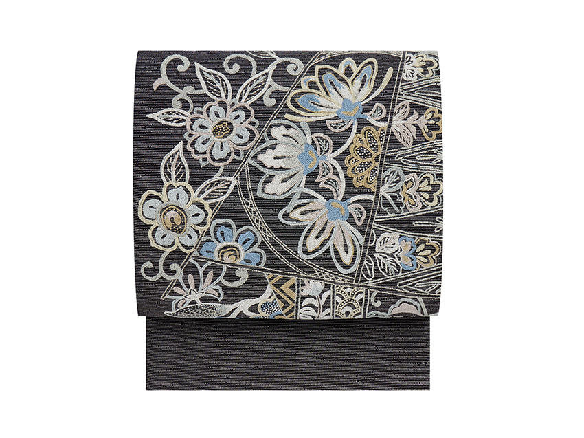 地銀通しに相良刺繍 3シーズン用袋帯(w84170qG) 帯紹介