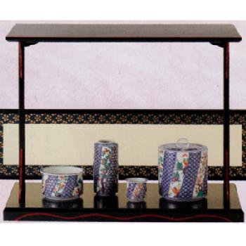 及台子 青漆爪紅 宗旦好写【販売】-茶道具は京都しみず孔昌堂