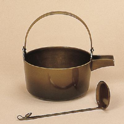 唐銅 汁器（杓子付）【販売】-茶道具は京都しみず孔昌堂
