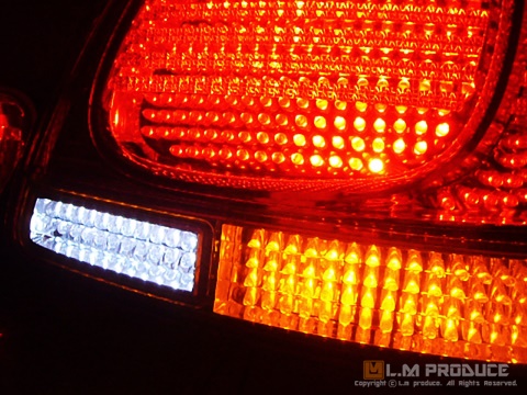 No.32 16アリスト 後期 テールランプ - LED加工 LEDテール 流星