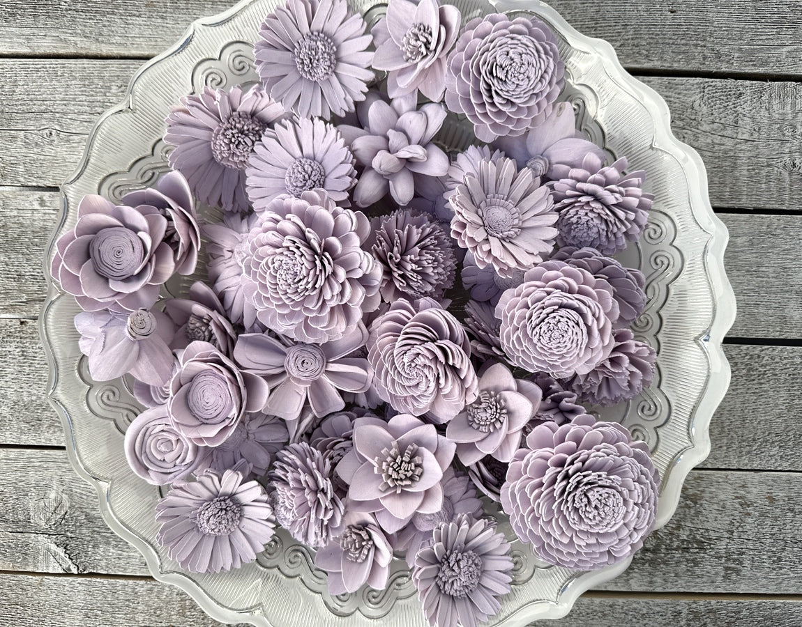 Sola Wood Flowers - Lilac Dyed Sola Flowers – Luv Sola Flowers