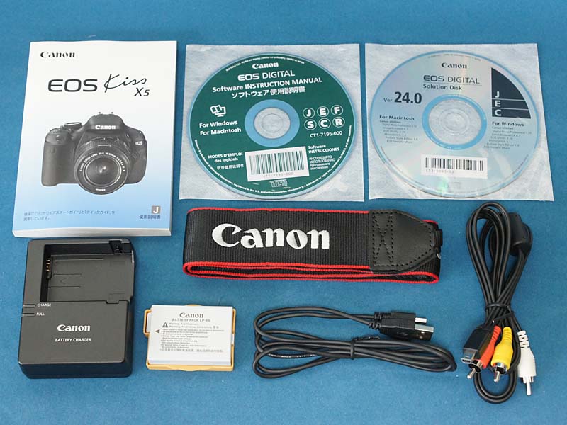 キヤノン Canon EOS Kiss X5の外観をみる /monox デジカメ 比較 レビュー