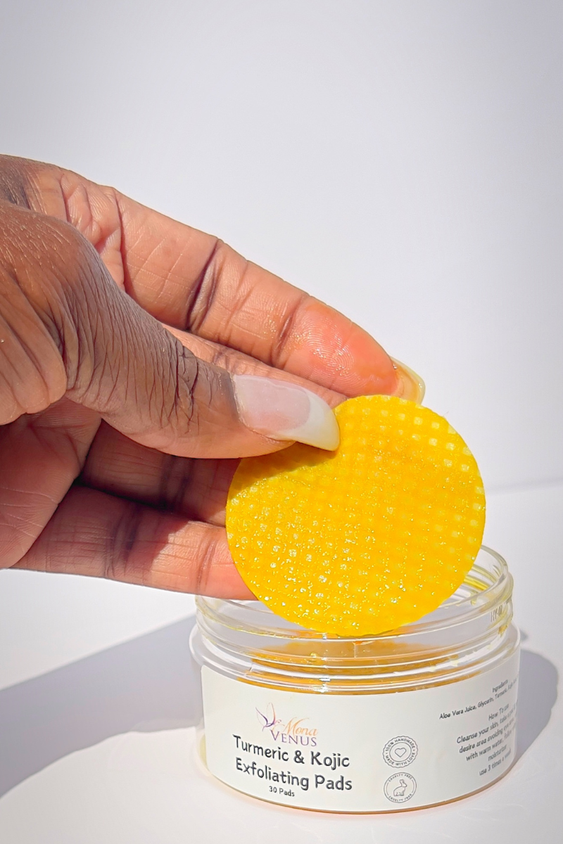 Turmeric & Kojic Brightening Pads – Mona Venus Skin Care