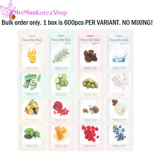 Foodaholic Nature Skin Mask Pack (PER BOX ORDER ORDER ONLY