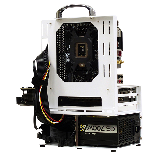 長尾製作所 オープンフレーム ver.mini-ITX ホワイトエディション