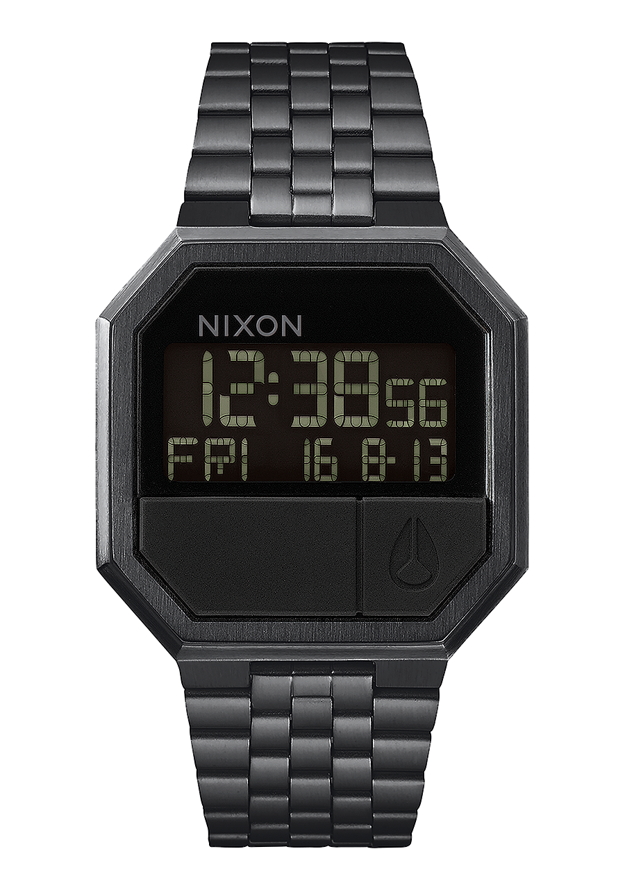 Re-Run Watch | All Black | Digital – Nixon US