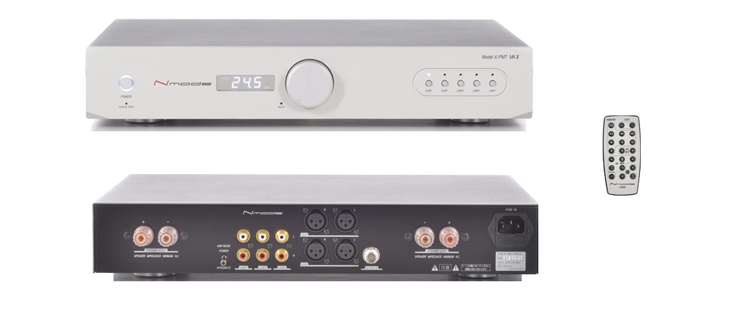 X-PM7 MKⅡ – リリック｜オーディオアンプ・D/Aコンバーター