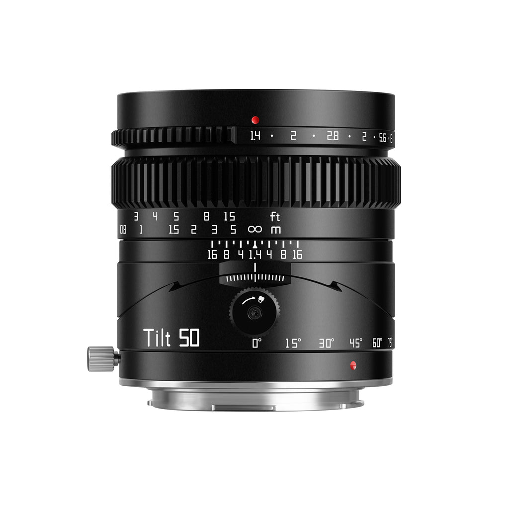 TTArtisan 50mm F1.4 Full-frame Tilt Lens for Sony/Fuji/Nikon and