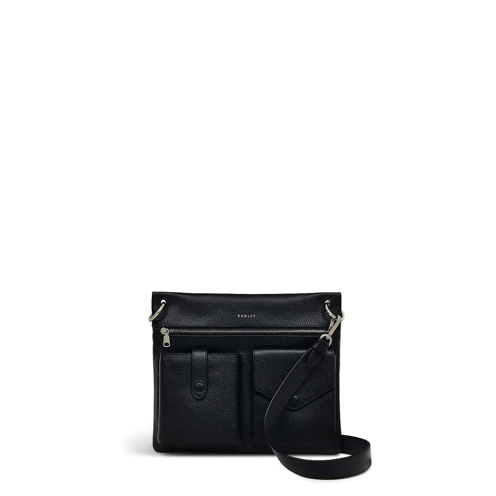 Black Medium Ziptop Crossbody | Wilton Way AW24 | Radley London