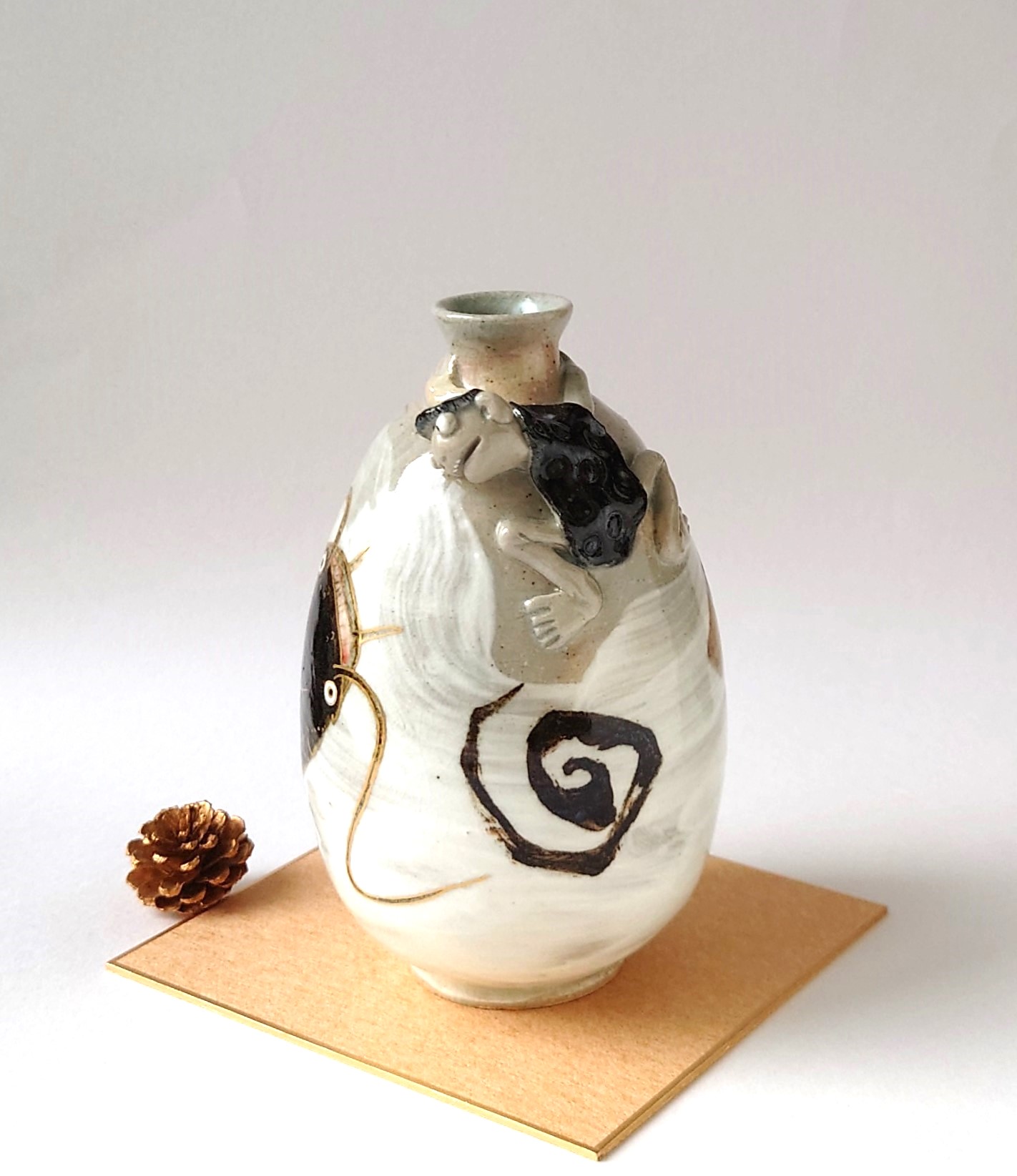 京焼・清水焼 河童鯰 徳利 | ギャラリー洛中洛外