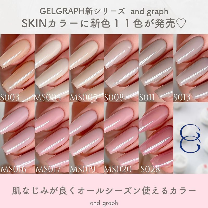 rednails web channel / ♪【and graph】カラージェル3g MS017【ゆう