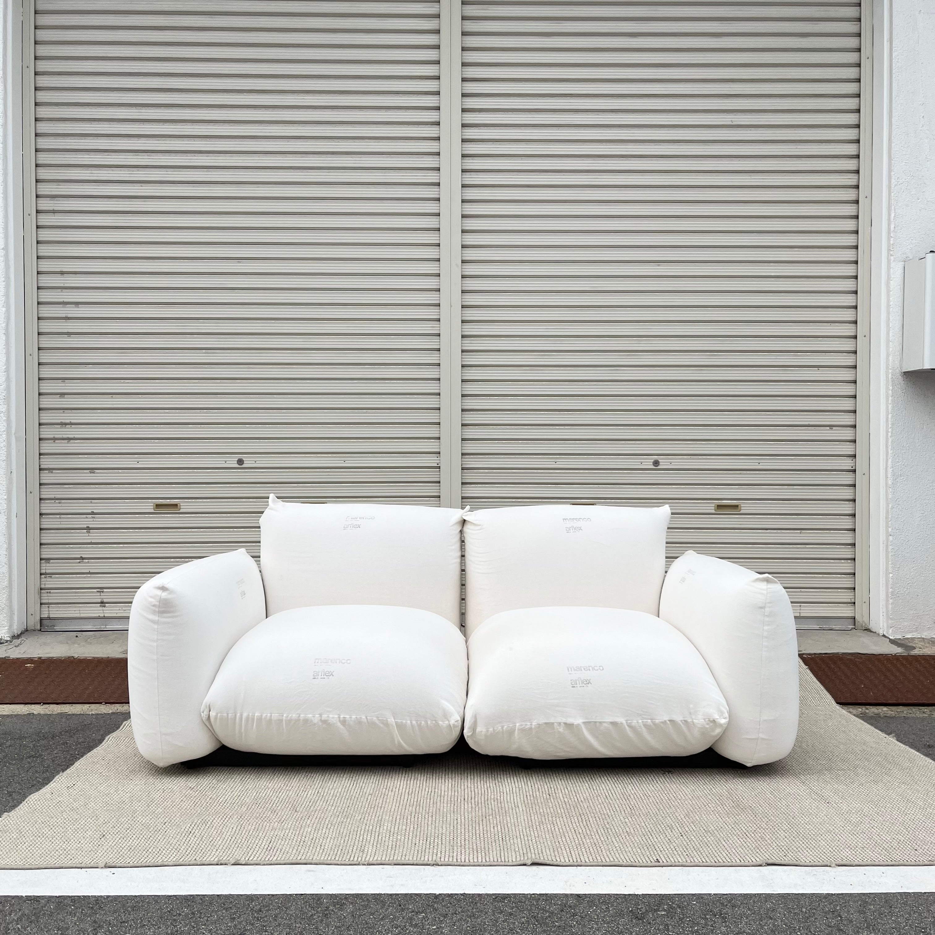 アルフレックス / arflex マレンコ / MARENCO ホワイト 2Pソファ 2人