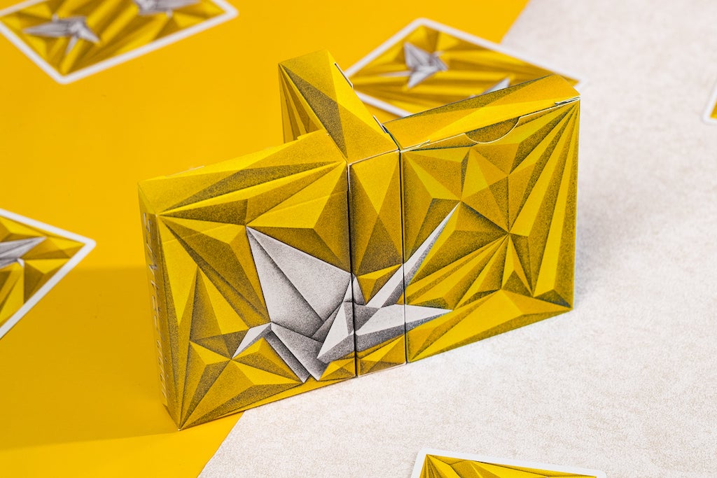 1000 Cranes V3 Playing Cards - Riffle Shuffle Playing Card Co