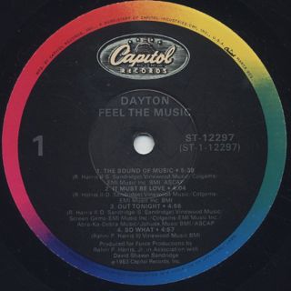 Dayton / Feel The Music (LP), Capitol | 中古レコード通販 大阪 Root