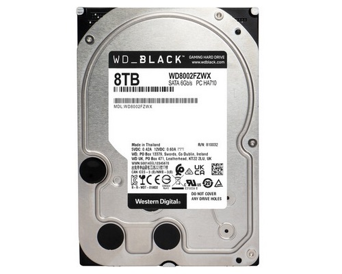 Hard Disk [WD8002FZWX] WD Black 8TB 3.5