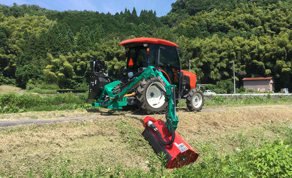 トラクタ用アーム式草刈機 ハンマーナイフモアー「ZH-342/ZH-451