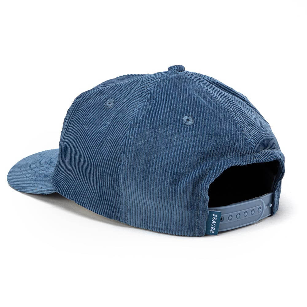Big Blue Corduroy Snapback – Seager Co.
