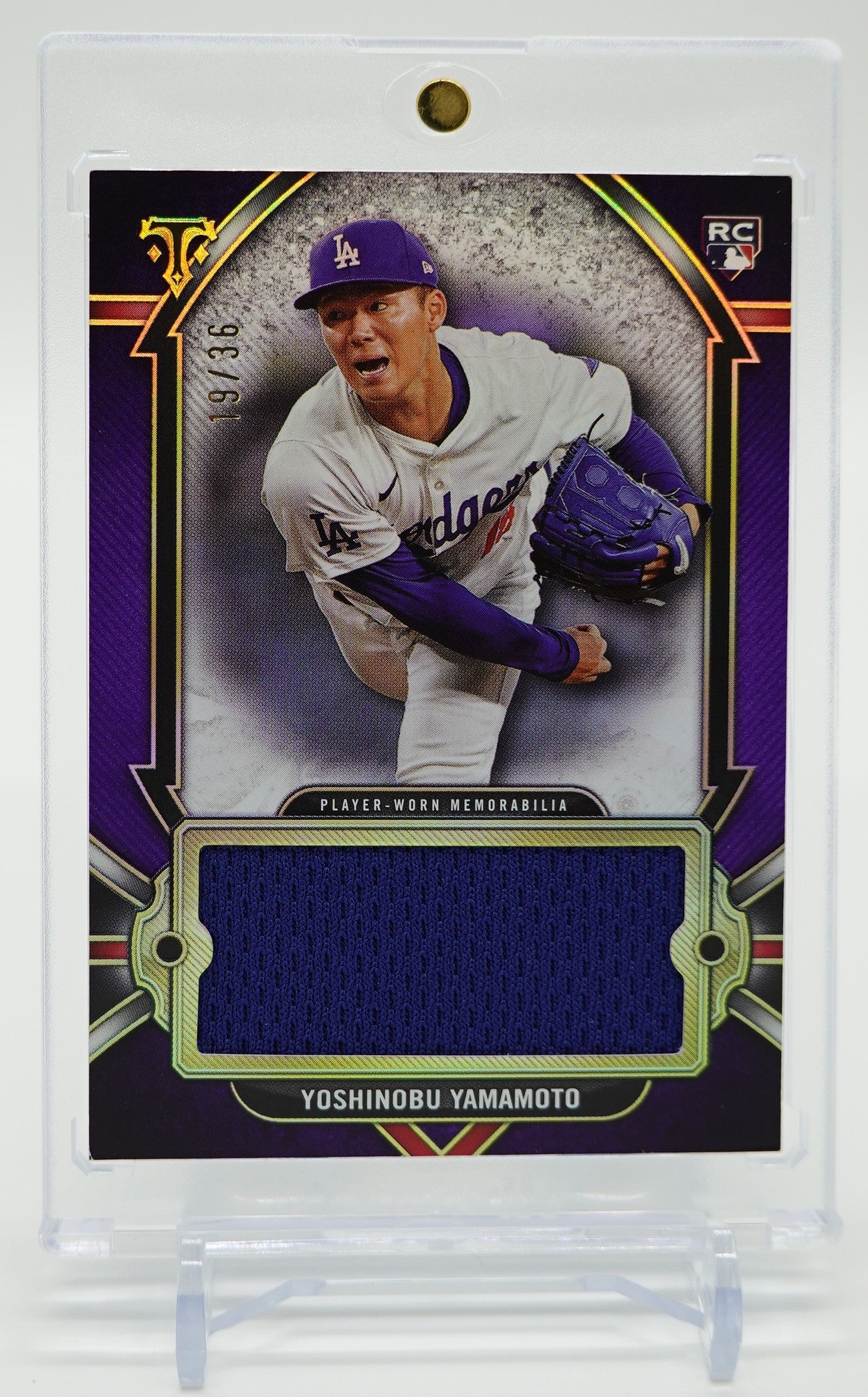 山本由伸 36枚限定 ジャンボレリックカード 2024 Topps Triple Threads