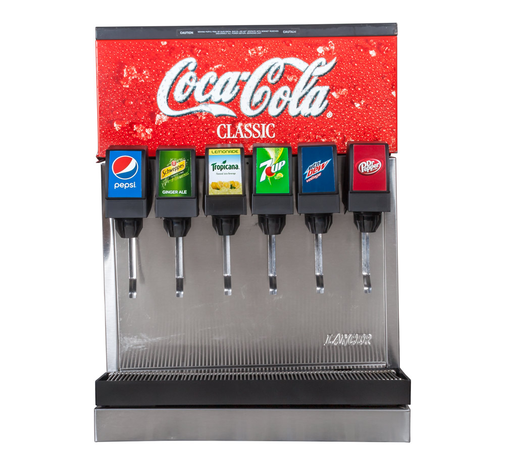 ce00112C - 6-Flavor Scratch & Dent Counter Electric Soda System