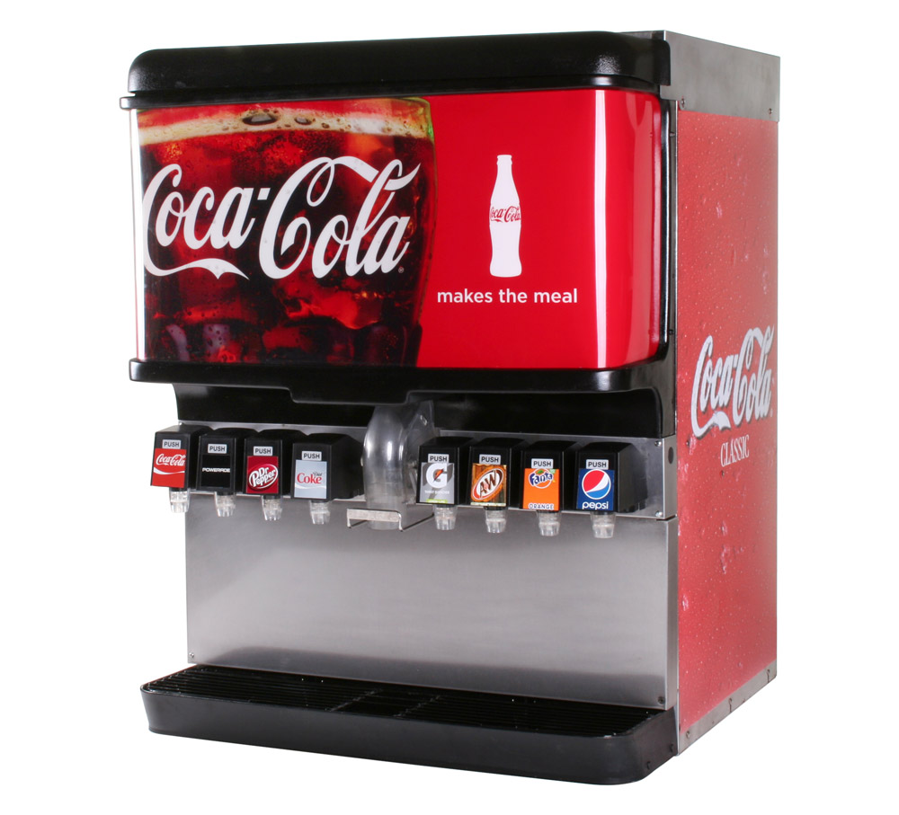 ibd00122 - 8-Flavor Ice & Beverage Soda Fountain System