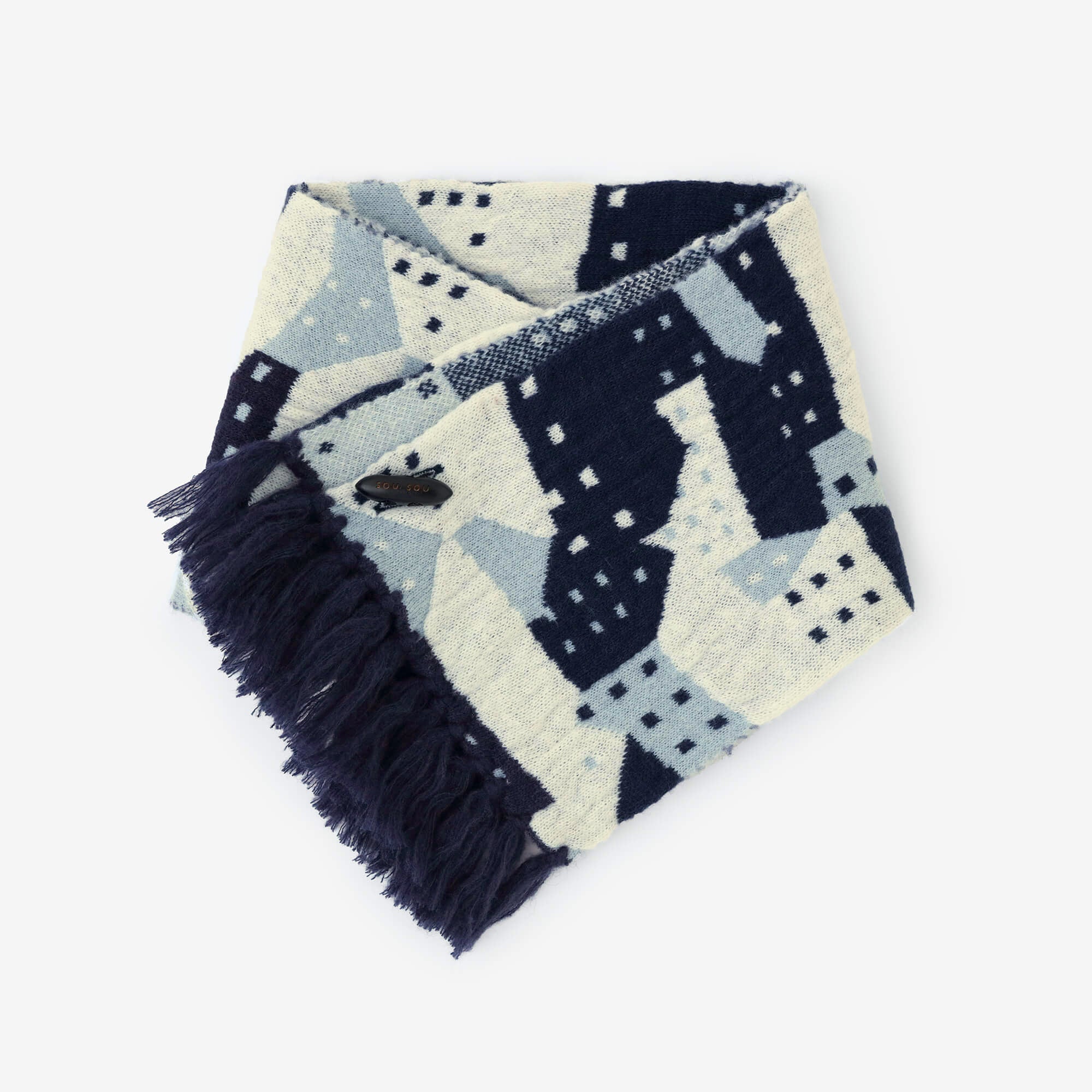 SOU・SOU×MOONBAT 草編衿（そうあみえり）／北の国 正紺（しょうこん）