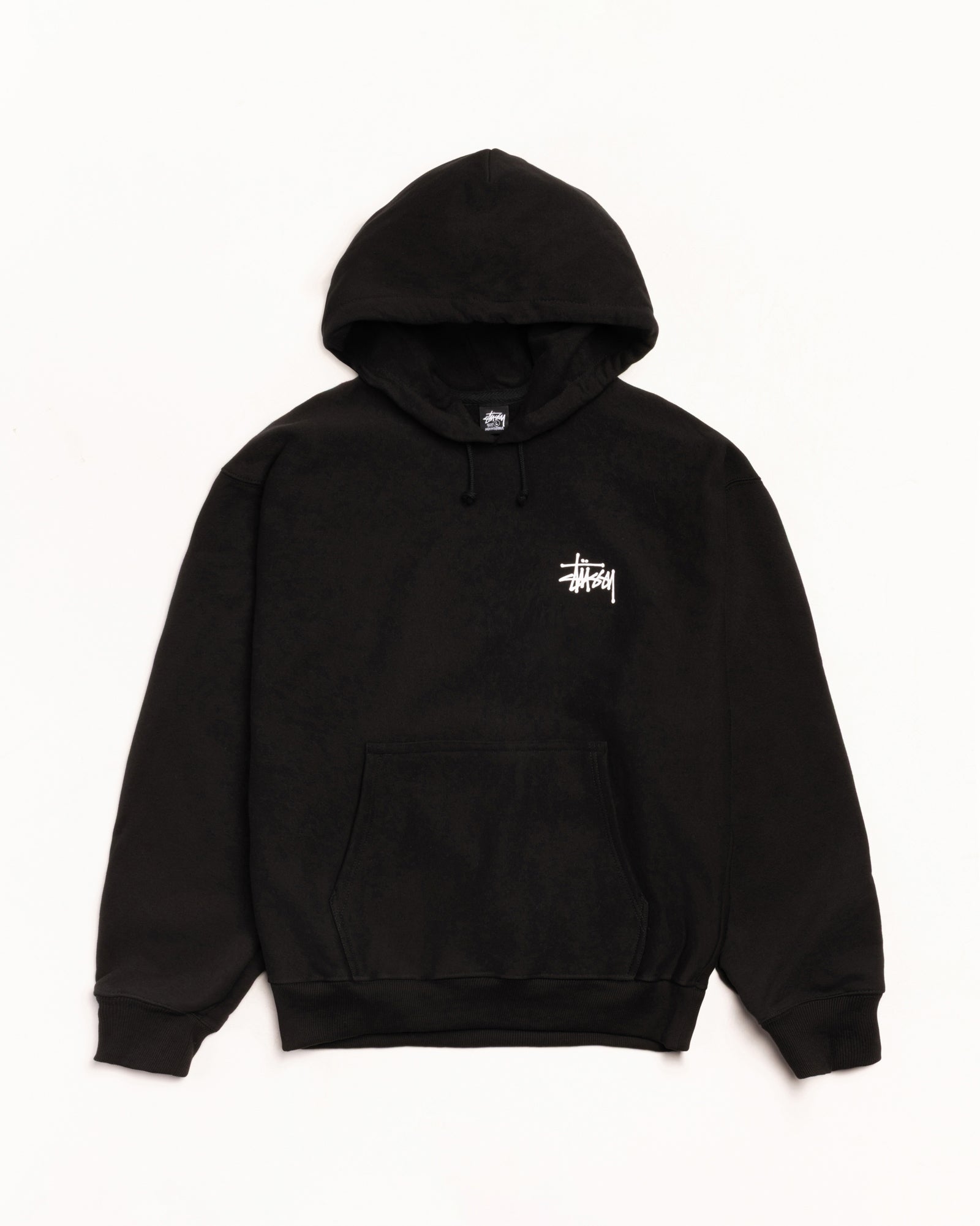Basic Stüssy Hoodie – Black | Sweats | Stüssy
