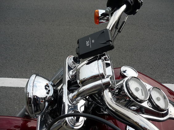 2輪ETC アンテナ一体型JRM－12 取り付け例 | オート