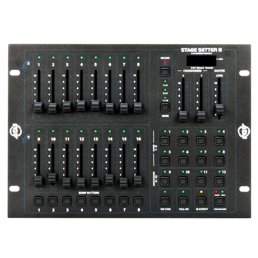 ADJ Stage Setter 8 DMX Controller From ECS - 16 Channels For Par