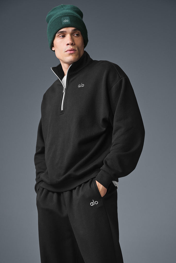 Accolade 1/4 Zip Pullover - Black | ALO