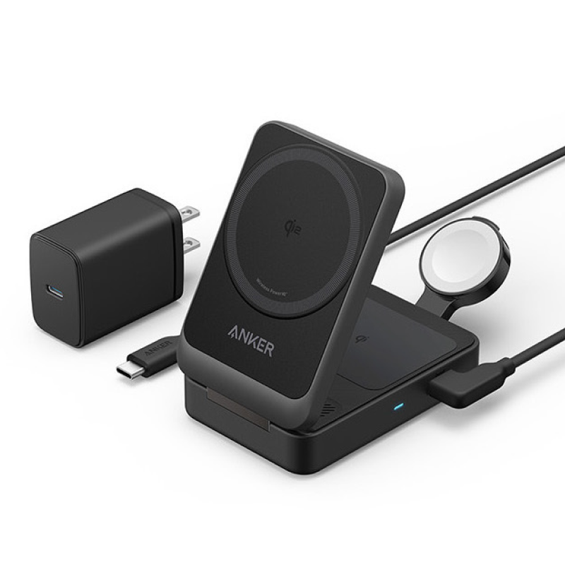 Anker MagGo Wireless Charging Station (Foldable 3-in-1