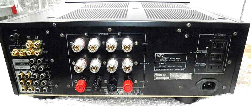 オーディオ修理｜NEC A10-4 プリメインアンプの修理