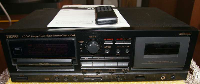 ティアック TEAC AD500 CD・カセット一体型デッキ