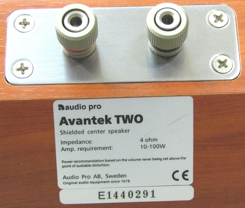 オーディオプロ社 AUDIO PRO社 Avantek FIVE TWO SUB+ AVスピーカー 6