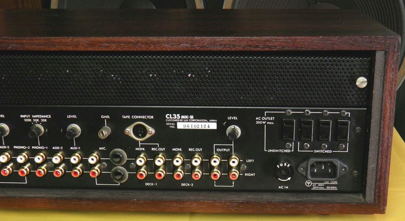 ラックスマン LUXMAN CL35 MK3 管球式プリアンプ