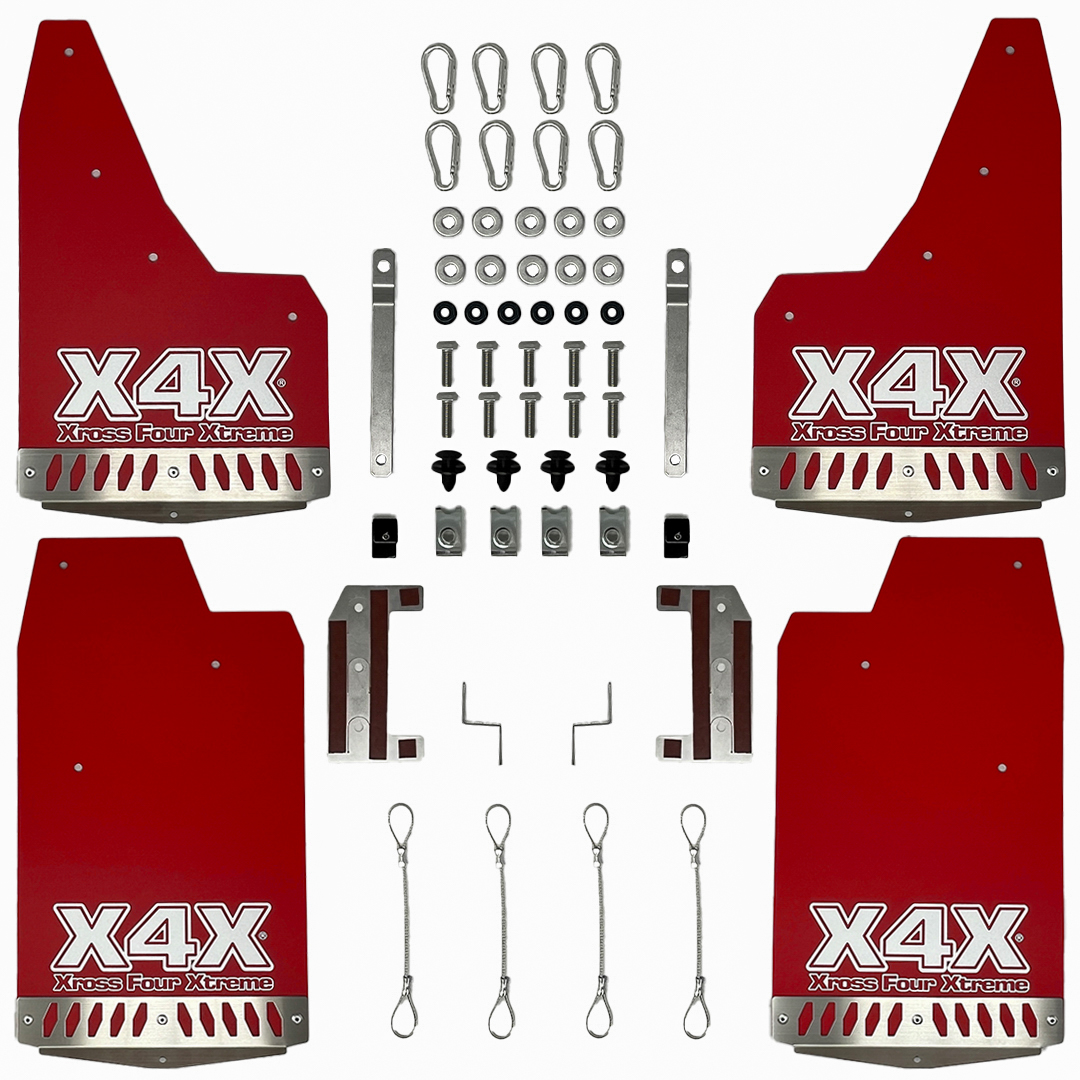 中期型デリカD5専用】マッドフラップ［BLACK］＆［RED］ 商品詳細