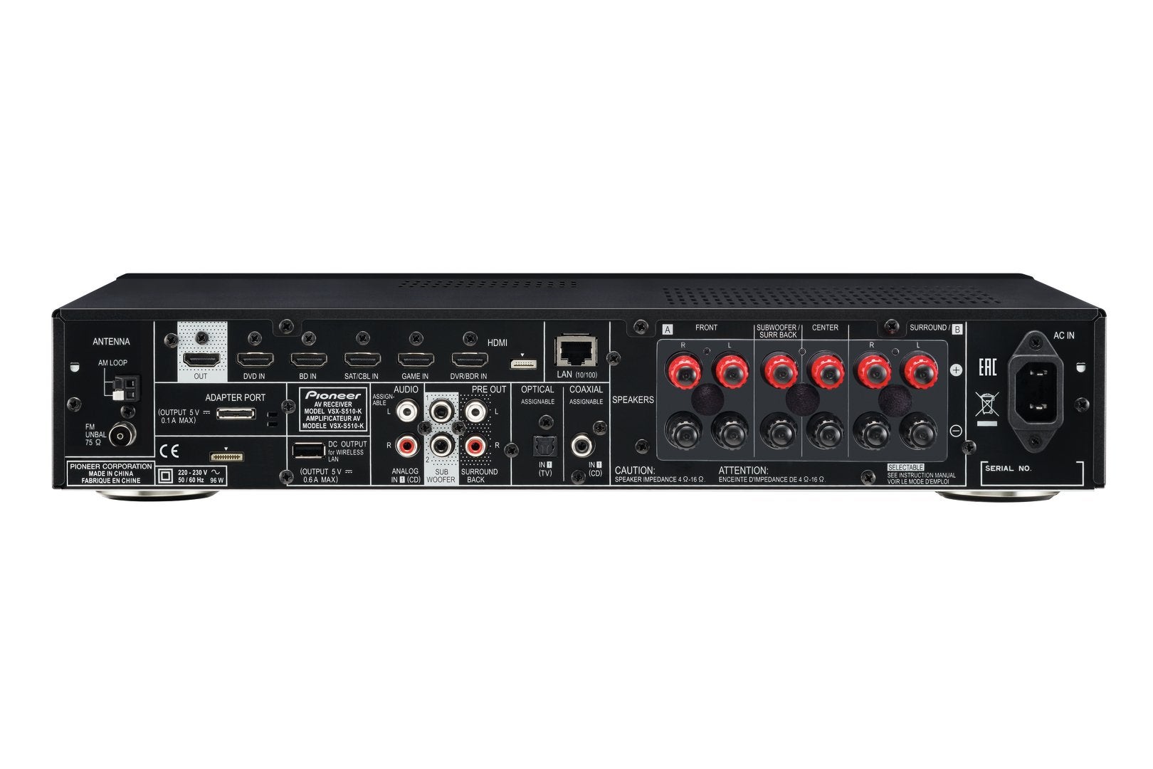 Pioneer VSX-S510 Slim Class D Receiver | AVS Forum