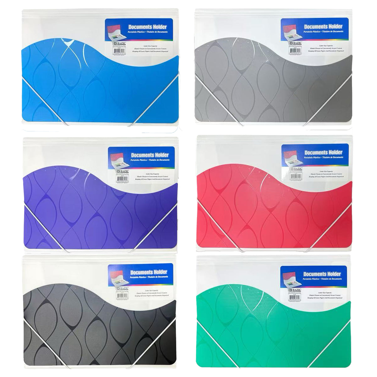 BAZIC Letter Size Document Holder w/ Elastic Band – BAZIC Products