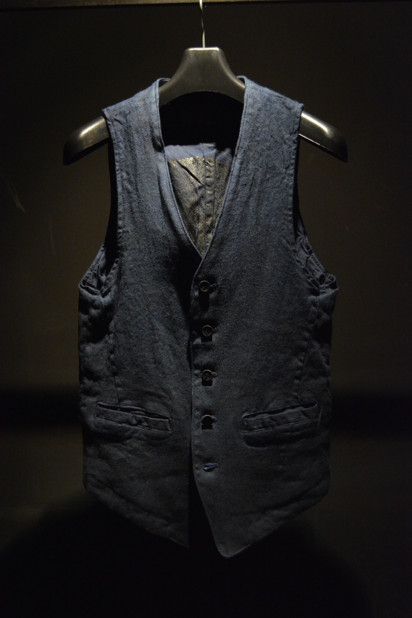 1504-03 リネン ベスト 2015S/S 春夏 イサムカタヤマ バックラッシュ