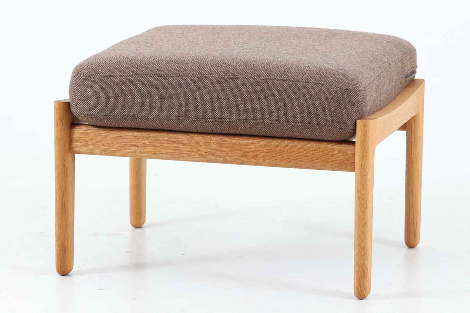 北欧家具ビンテージ GE290 オットマン/スツール オーク材 Hans J