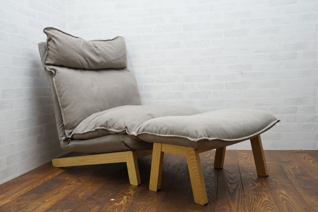 無印良品 ハイバックリクライニングソファ（オットマン付） | サークル