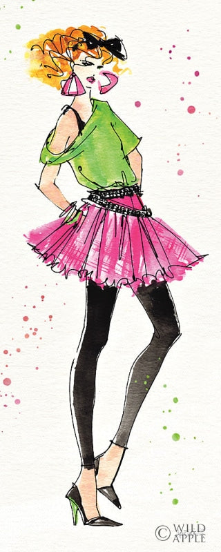 80s Fashion I Color by Anne Tavoletti | Decorus Art