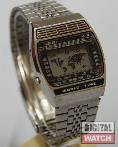 SEIKO - A239-502A - WorldTime - Vintage Digital Watch - Digital