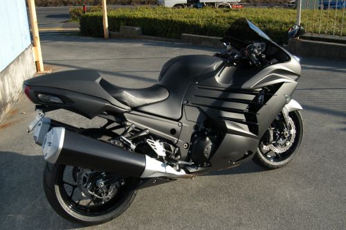 ZX-14Rマットカラー組みあがりました！経過報告！まずはここまで