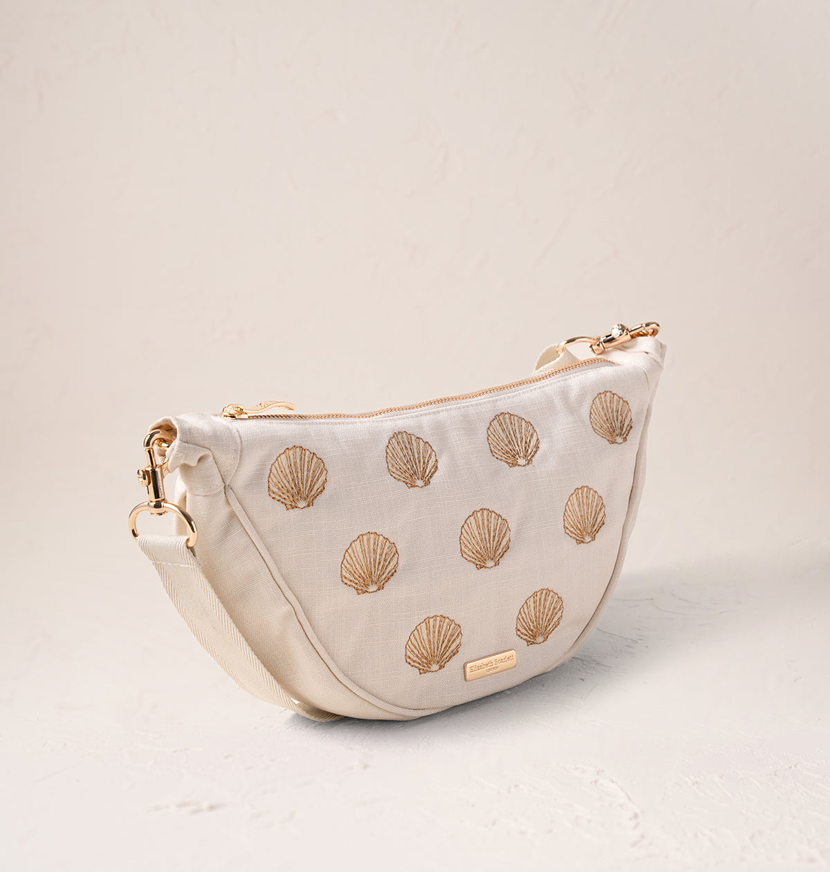 Shells Canvas Crossbody Sling Bag – Elizabeth Scarlett