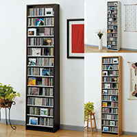 幅48.5cm CD540枚収納 CDコレクター仕様 CDラック CDラック CD 収納