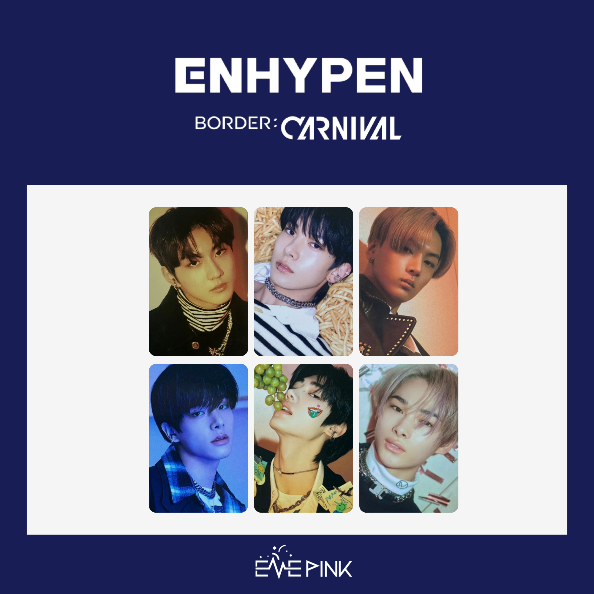 ENHYPEN (엔하이픈) - [BORDER : CARNIVAL] : OFFICIAL PHOTOCARD